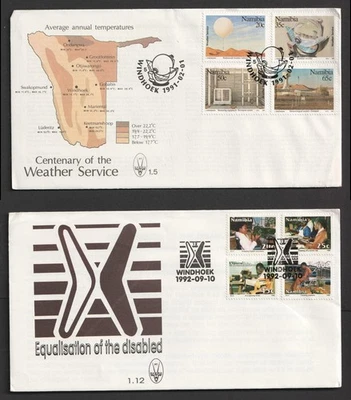 Namibia Two FDC First Day Covers. SWA South West Africa - Image 1 of 3