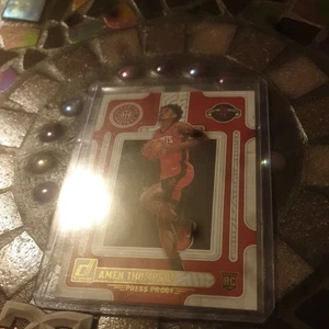 Panini - Donruss Hardwood Masters 2023-24 Amen Thompson 1 Gold Press Proof - Picture 1 of 3