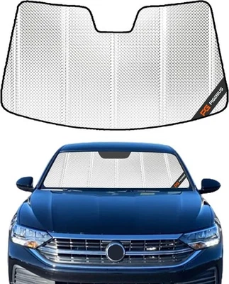 Windshield Front Sun Shade UV Resistant Cover for Volkswagen VW Jetta 2019 -2024 Foto 1 de 4