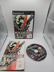 Metal Gear Solid 2: Sons of Liberty (Sony PlayStation 2, 2001) CIB getestet funktioniert - Bild 1 von 3
