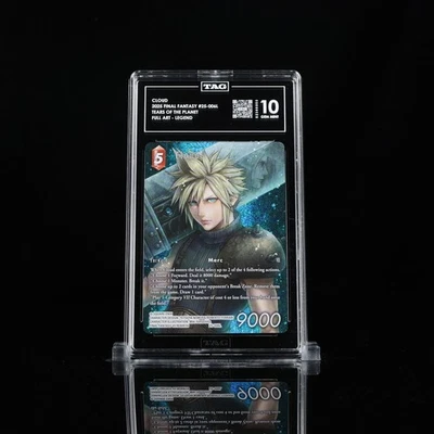 TAG 10 CLOUD 2025 FINAL FANTASY TEARS OF THE PLANET #25-006L FULL ART LEGEND - Image 1 of 2