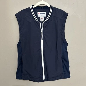 BOATHOUSE WOMEN'S FREESTYLE SUPPLEX VEST windbreaker Navy Size S - Picture 1 of 6