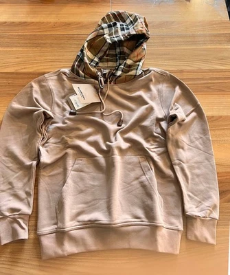 BURBERRY Men's Hooded Cotton Shirt Sweatshirt European Size Medium - Image 1 of 4
