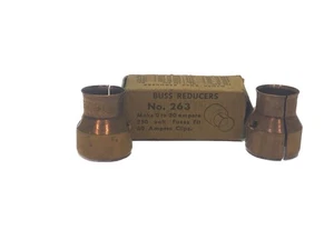 NIB Cooper Bussmann 250V 30A Class H Fuse Reducer Adapter Fits 60A Clips No. 263 - Picture 1 of 5