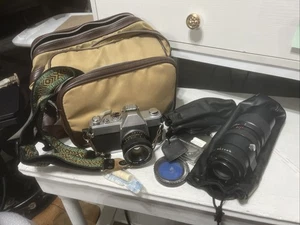 Mamiya Sekor 500 DTL 35mm SLR Film Camera 50mm Lens/ Extended Lens - Picture 1 of 18