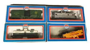 Lot 4 Model Power HO Scale, Union Carbide, Great Northern, Caboose Silver Orange - Picture 1 of 10