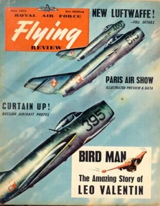 RAF FLIEGENDE REVIEW JUN 55 USAF F-86D SABRE HUND / FOKKER S.14 / NAKAJIMA FIGHTERS - Bild 1 von 3