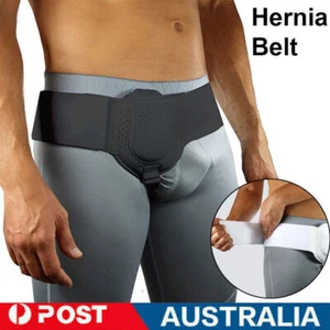 Men Hernia Support Belt Sports Inguinal Groin Hernia Pain Relief Truss Brace - Picture 1 of 15