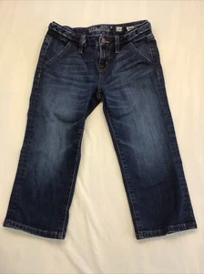 Miss Me Girl's Dark Wash Capri Jeans Size 16 - Picture 1 of 8