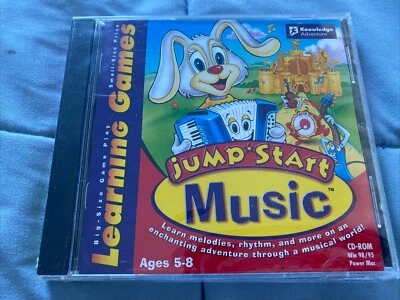 Jump Start Music Learning Ganes CD Rom Ages 5-8 , New Sealed!! - Image 1 of 3