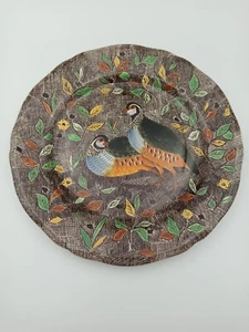 GIEN SERVICE RAMBOUILLET FRENCH DINNER PLATE PARTRIDGES HUNTING SCENE - Picture 1 of 18