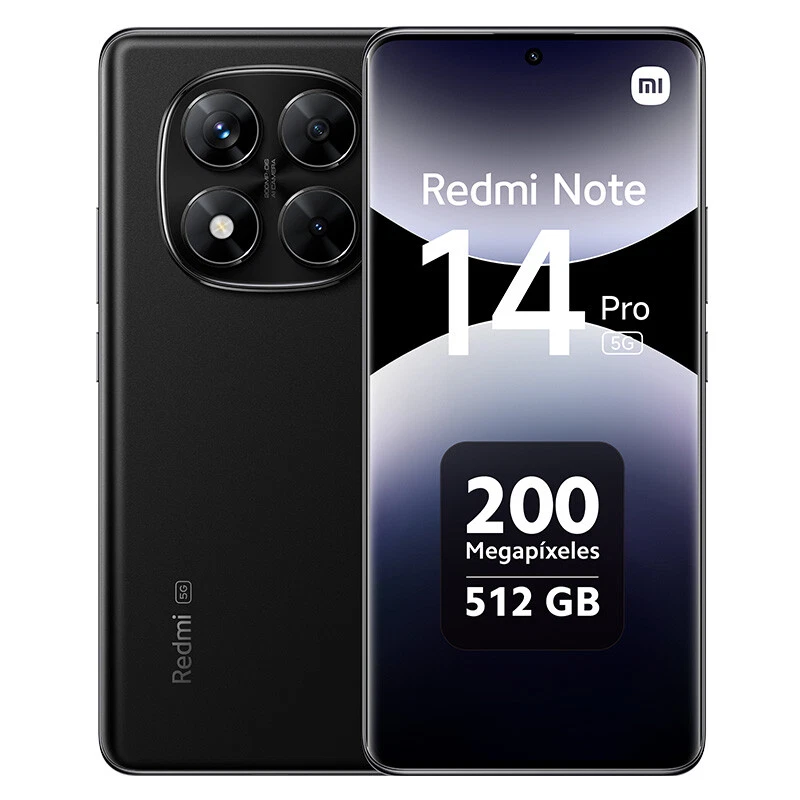 Xiaomi Redmi Note 14 Pro 5G Dual SIM 12GB RAM 512GB - Midnight Black EU
