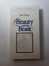  Beauty and the Beast Work In Progress VHS Tape BRAND NEW FREE SHIPPING! 