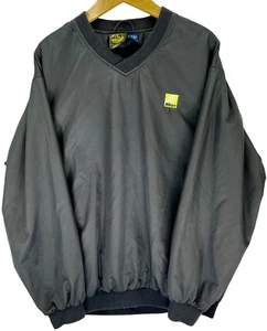Pullover cortavientos vintage años 90 Nikon Sporting Collection cuello en V talla mediana M - Imagen 1 de 4