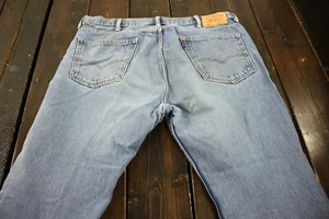 Levi's 505 Men's 40 x 32 Regular Straight Denim Jeans  #B015 - Picture 1 of 7