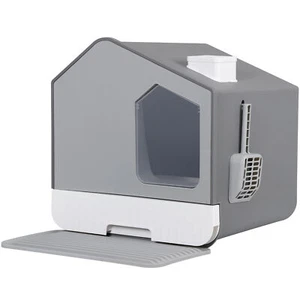 Extra Large Enclosed Cat Litter Box Odorless Anti-Splashing XL Covered Hooded - Picture 1 of 24