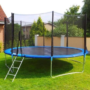 Trampolin-Sicherheitsnetz Springbettnetz Rund 4,6 Fuß Schutznetz Indoor - Bild 1 von 12