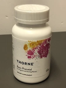 Thorne Basic Prenatal 90 Capsules For Pregnant & Nursing Women New & Sealed 2026 - Picture 1 of 4