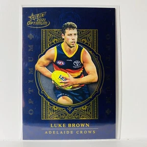 2021 Select AFL Optimum Plus Luke Brown Adelaide Crows 402/455 OP3 - Picture 1 of 3