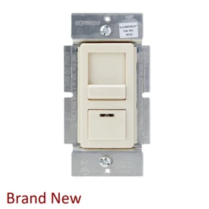 Leviton IllumaTech Dimmer Switch for Incandescent Bulbs, IPI10-1LZ, White - Picture 1 of 2