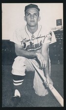 1960-62 J.D. McCarthy Postcards -MARV BREEDING (Baltimore Orioles)