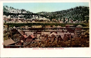 Ansicht mit Blick auf Truckee CA ungeteilte Rückseite Vintage Postkarte T60 - Bild 1 von 2