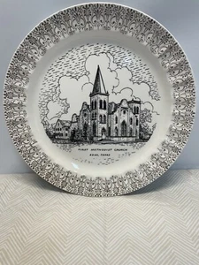 Placa de estudio mundial primera iglesia metodista Edna Texas - Imagen 1 de 4
