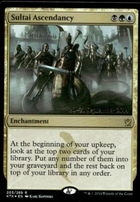 2014 Magic: The Gathering - Khans of Tarkir Promo Sultai Ascendancy #203/269 - Image 1 of 2