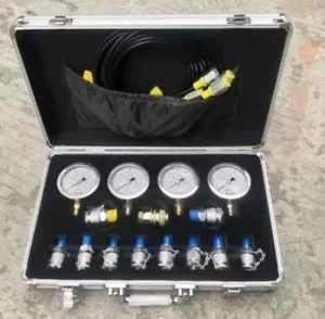 Hydraulikmanometer Prüfset, Profi Hydraulik Messwerkzeugkasten - Bild 1 von 16