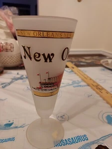 Vintage, The Old Country Bush Gardens Souvenir Frosted Pilsner Style Glass. - Picture 1 of 5