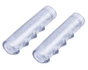 SPARKLE Clear Bicycle Handlebar Glitter Vintage Lowrider Cruiser Bike Grips. - Picture 1 of 1