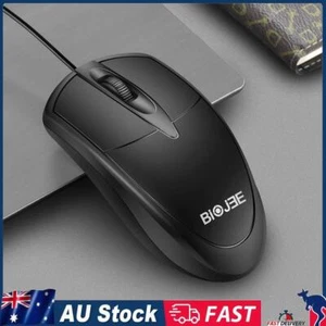 USB Wired Gaming Mouse Optical USB Mice 3 Buttons PC Laptop Computer Accessories - Picture 1 of 12