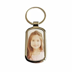 Foto Schlüsselanhänger mit Gravur eigenes Foto 3D Effekt Beschichtung Textgravur - Bild 1 von 7