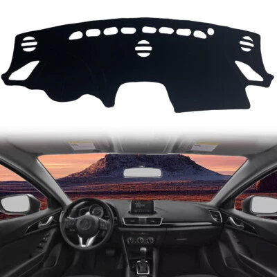 Dashboard Mat Custom For Mazda3 2014-2018 Dash Cover Auto Sun-proof Non-Slip - Image 1 of 4