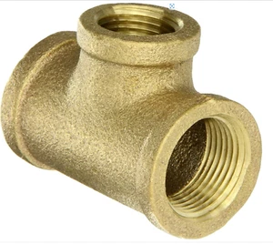 Everbilt Plumbing 3/4 pulgadas FIP roscado latón camiseta montaje sin plomo LFA-858 - Imagen 1 de 2