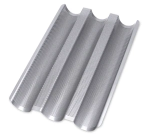 Städter Baguetteblech 3-fach 37×24 cm Antihaft PFAS-frei Metallform welovebaking - Bild 1 von 9