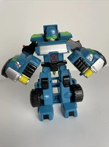Playskool Hoist Tow-Bot 100% Complete Transformable Rescue Bots Transformers EUC - Picture 1 of 6