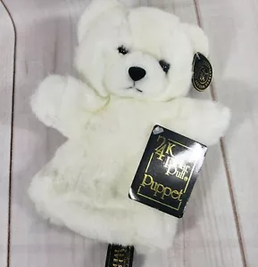 Polar Puff 24K Handpuppe 4695 Toni Bär weiß Plüschtier Stofftier Puppe 1986 - Bild 1 von 5