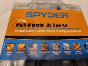 Spyder 12pc Multi-Material Jig Saw Kit - Picture 1 of 12