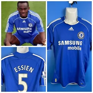 Chelsea FC 2006/07 HOME adidas jersey shirt soccer football medium #5 Essien - Bild 1 von 15
