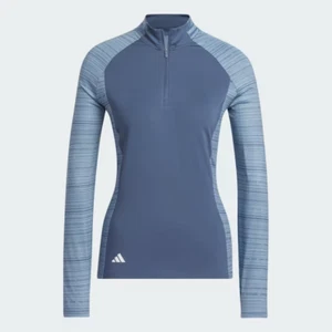 NUEVO Para Mujer Adidas Ultimate 365 Estampado 1/4-Zip Imitación Preloved Tinta Pequeña IT9792 - Imagen 1 de 1