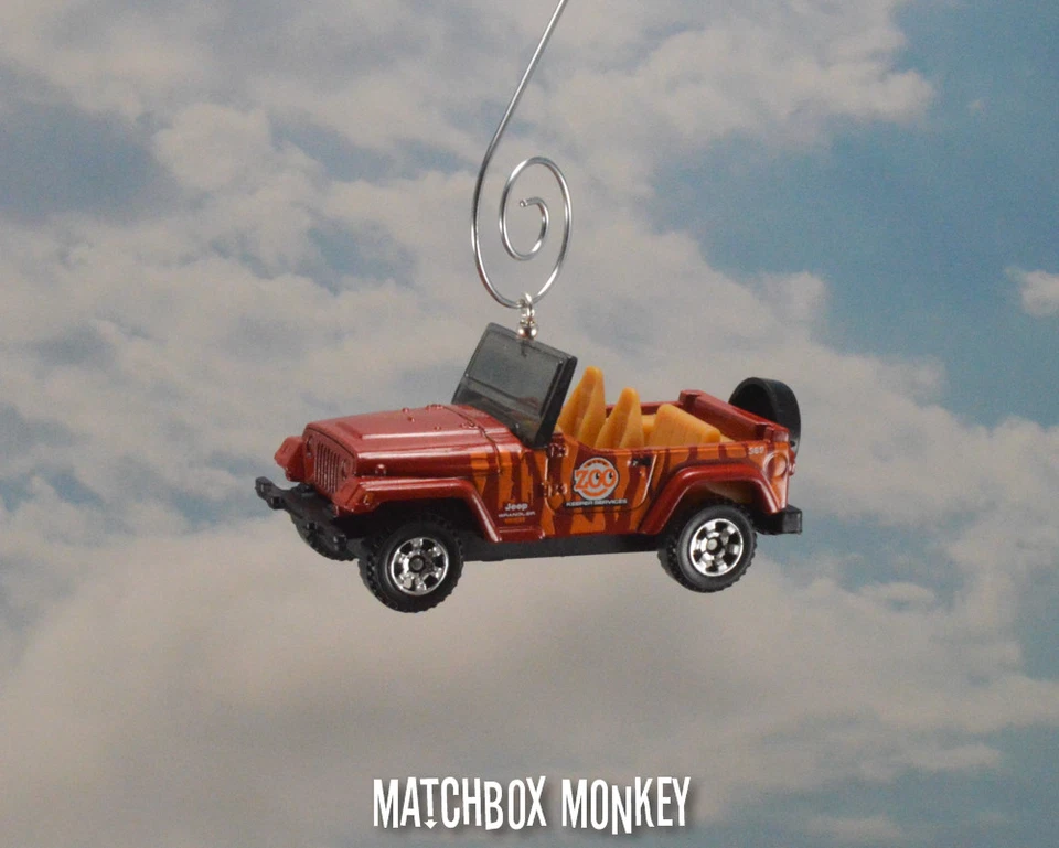 1998 Jeep Wrangler TJ Open Top Custom Christmas Ornament 1:64 Adorno CJ YJ Sport - Image 1 of 1