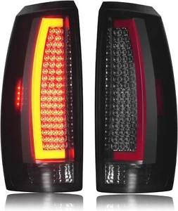 ESCALADE EXT 2007 - 2013 TAIL LIGHTS LEFT + RIGHT LED SMOKED LENS - Picture 1 of 8