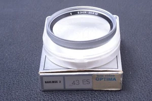 ✅ B & W SCHNEIDER CLOSE-UP 43MM FILTER GENUINE LENS OR CAMERA SCREW BOXED 114-2 - Picture 1 of 2