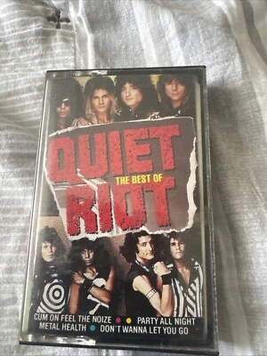 The Best Of Quiet Riot Cassette Tape 1989 - Image 1 of 2