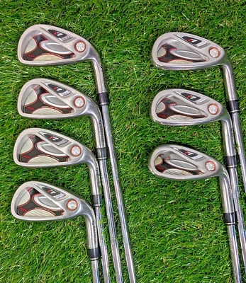**NICE** TaylorMade r7 XD Irons 5-PW, SW Steel Uniflex T-Step 90 - Image 1 of 4