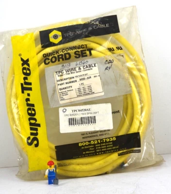 Cable hembra TPC 84520 Super-Trex 5p, 20 pies Foto 1 de 4