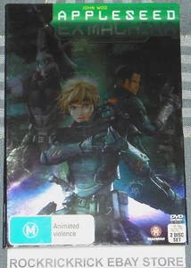 APPLESEED EX MACHINA DVD ANIMATION (JOHN WOO) 2 DVD SET REGION 4 (MADMAN) - Picture 1 of 3