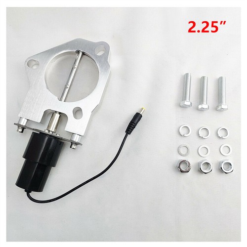 2.25''inch Electric Exhaust Valve Kit Stainless Steel Headers Butterfly