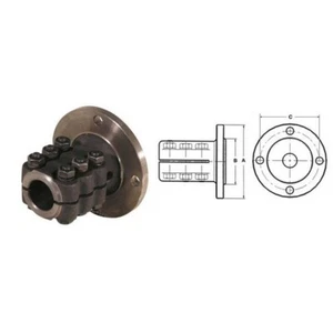 KUPPLUNG ACHSE Ø 30 MM TWIN DISC NAUTISCHES ZUBEHÖR - Bild 1 von 1